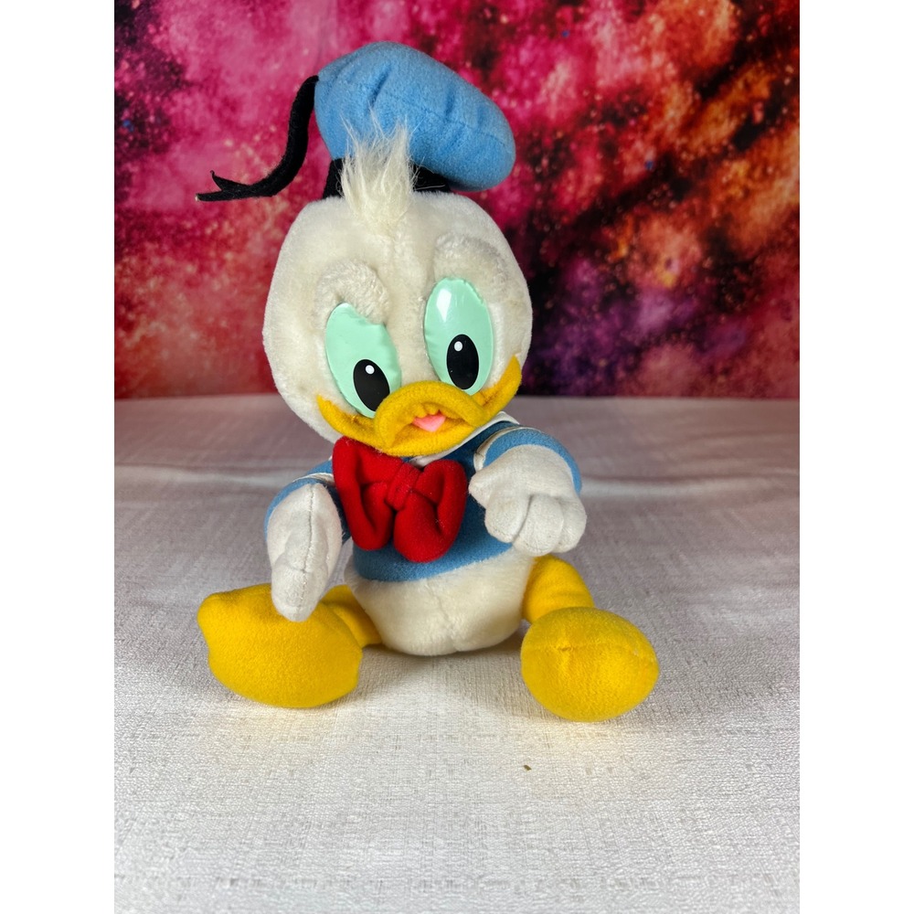Vintage 1984 Disney Babies Donald Duck Plush Hasbro 70280 Asst 9 Inch Toy